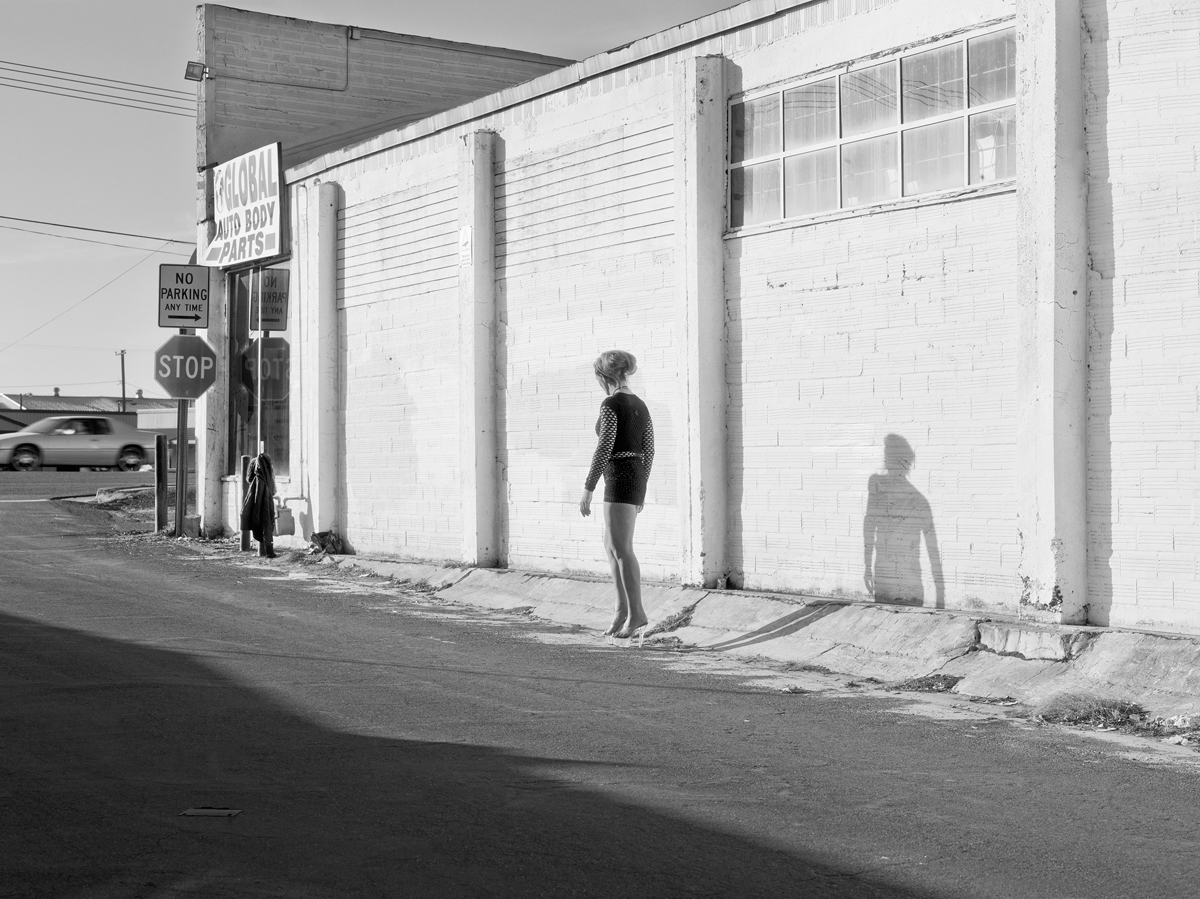 Katy Grannan, 'Inessa Waits near South 9th Street, Modesto, CA,' from the series 'The Nine,' 2012.