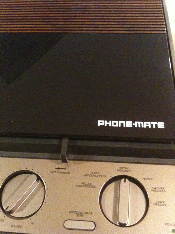 The Phone-Mate IQ-2845 answering machine.