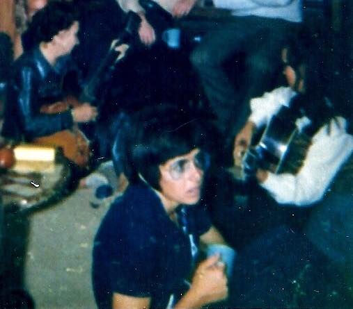 Loretta Norton, via Facebook: "Billy Jean King at party in the late 60s. I am at left playing guitar."