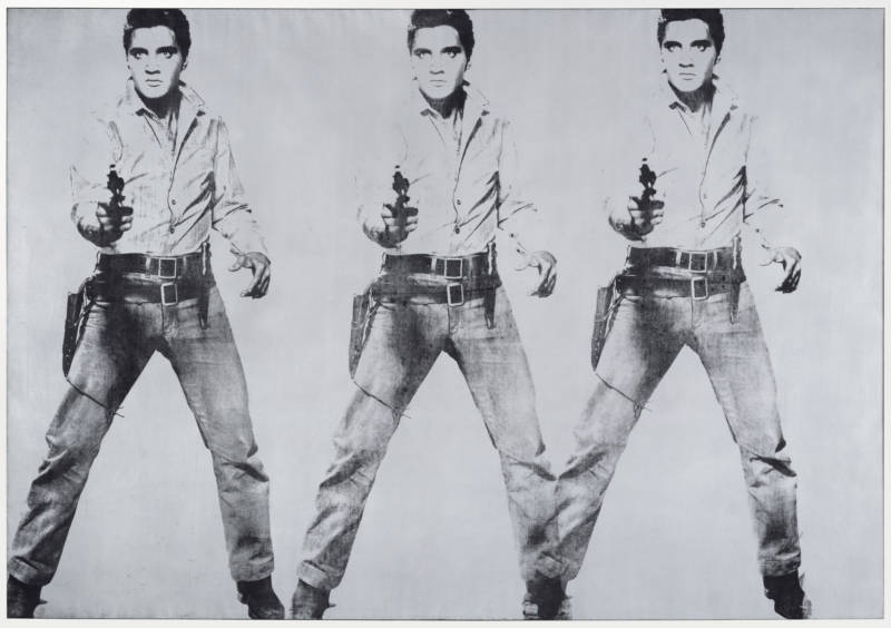 Andy Warhol, 'Triple Elvis', 1963; The Doris and Donald Fisher Collection at the San Francisco Museum of Modern Art