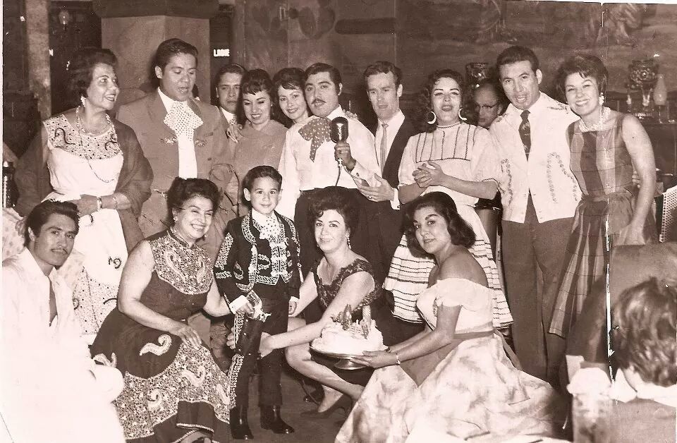 Xochitl Selena Martinez, via Facebook: "The Sinaloa nightclub in North Beach, S.F. me as a child, my mom, aunts and extended family 1965."