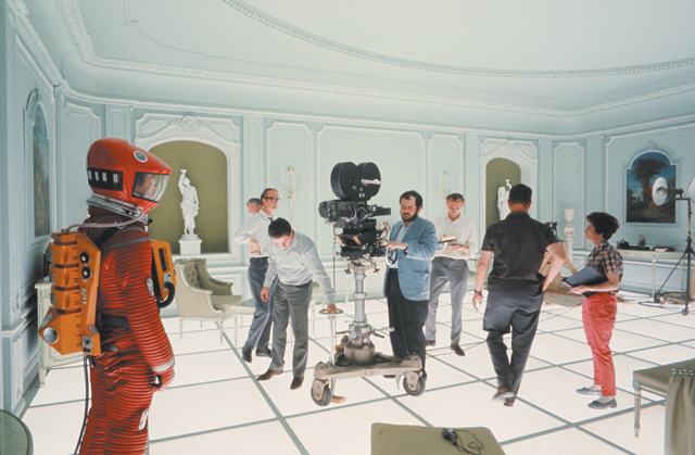 Stanley Kubrick during the production of '2001: A Space Odyssey' (GB/United States; 1965–68). 