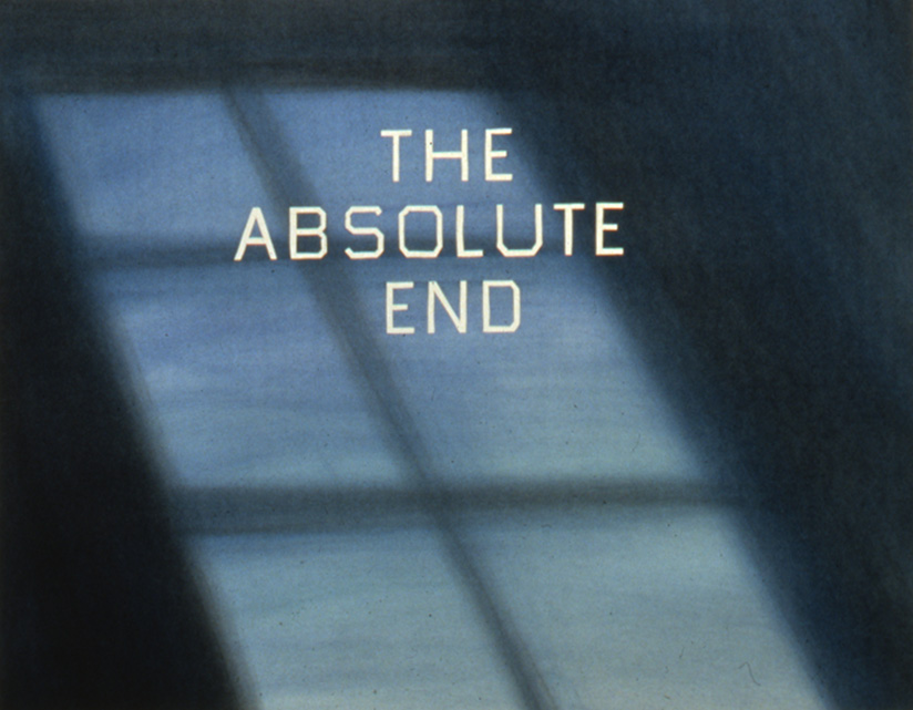 Ed Ruscha, 'The Absolute End,' 1982.