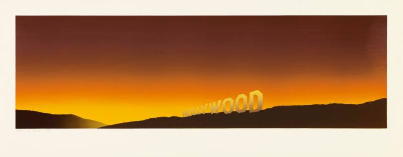 Hollywood by LA Artist Ed Ruscha
