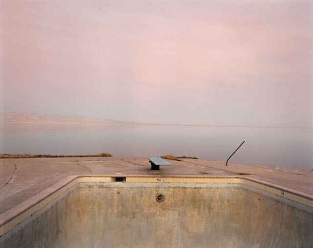 Richard Misrach, 'Diving Board, Salton Sea,' 1983. © Richard Misrach, courtesy Fraenkel Gallery, San Francisco.