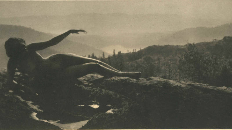 Detail of Anne Brigman,'Dawn,' 1912. Photogravure from Camera Work No. 38. "There’s something poetic in every photograph," says Marianne McGrath, curator at New Museum Los Gatos.