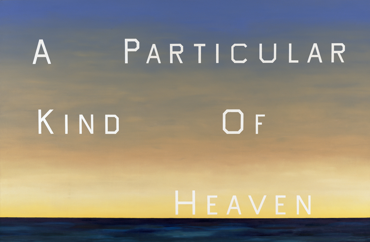 Ed Ruscha, 'A Particular Kind of Heaven,' 1983.