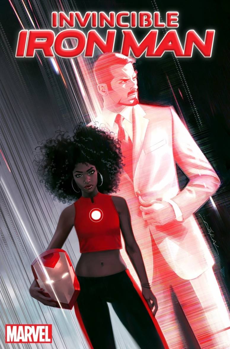 The cover of 'Invincible Iron Man,' with art by Jeff Dekal