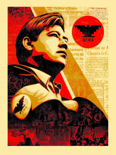 Shepard Fairey x Jim Marshall Workers’ Rights American Civics Series Serigraph 40 x 30 inches Edition of 100 2016