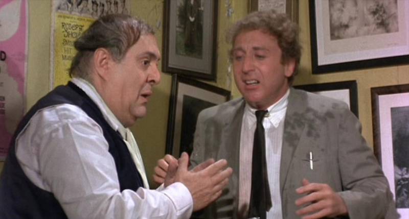 Gene Wilder with co-star Zero Mostel in 'The Producers.'