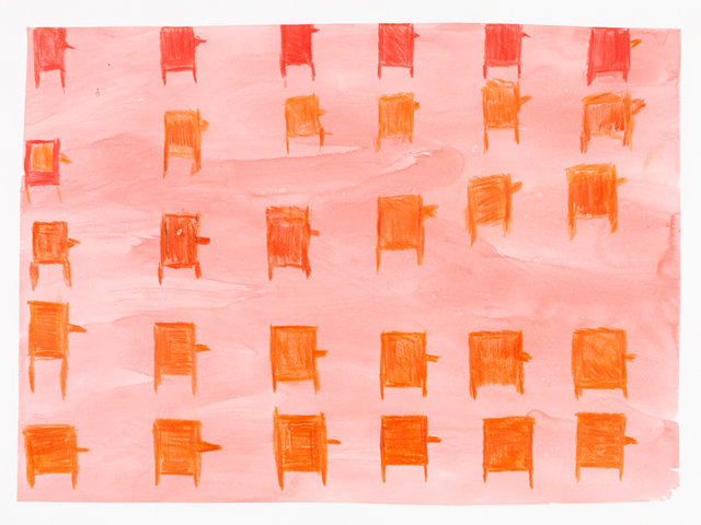 Yolanda Ramirez, 'Piles of Colored Pencils,' 2015.