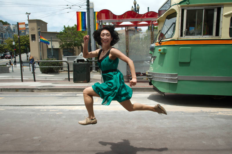 Marina Fukushima for San Francisco Trolley Dances (Photo: Andy Mogg)