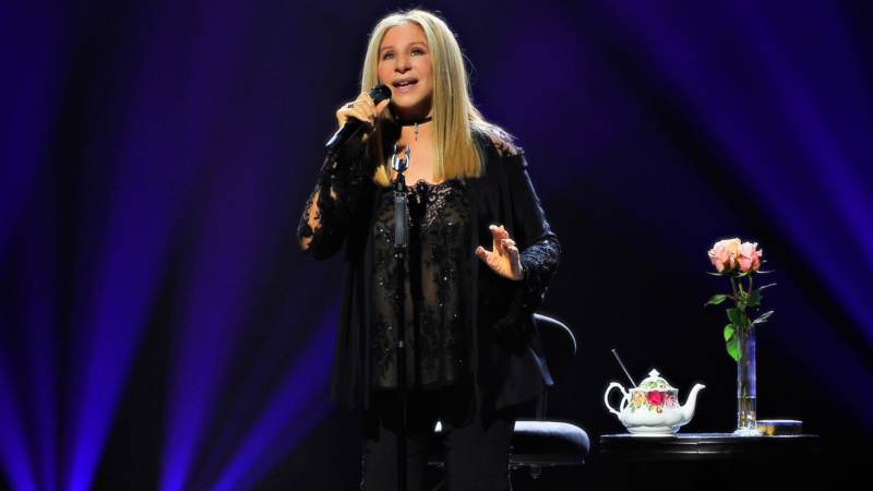 Barbra Streisand performs onstage during the Barbra - The Music... The Mem'ries... The Magic! Tour at SAP Center on August 4, 2016 in San Jose, California. 