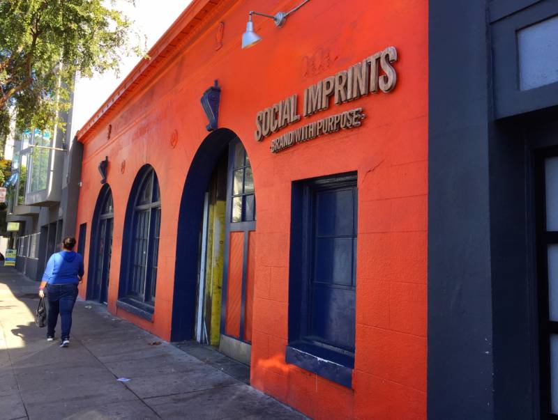 Social Imprints, a small branding and print screening company in San Francisco's South of Market neighborhood