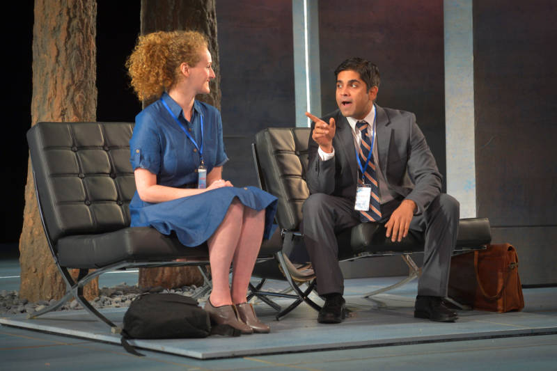 Brenda Meaney and Vandit Bhatt in Tom Stoppard's 'The Hard Problem' continues at the American Conservatory Theater through Nov. 13