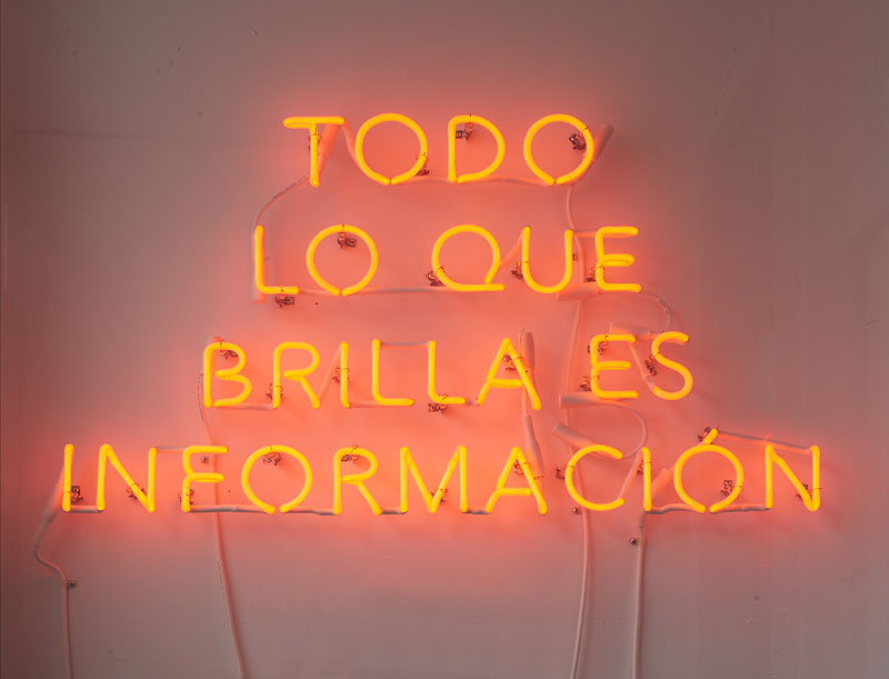 Adriana Martinez, 'TODO LO QUE BRILLA ES INFORMACIÓN (EVERYTHING THAT SHINES IS INFORMATION),' 2016.