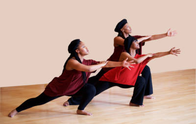 Members of Oakland’s Dimensions Dance Theater perform 'Project Panther,' choreographed and directed by Deborah Vaughan, Oct. 15 at Malonga Casquelourd Center for the Arts.