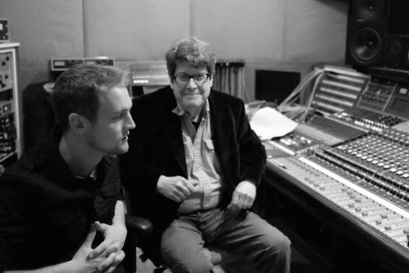 Jack Kertzman with Stephen Barncard in Studio A.