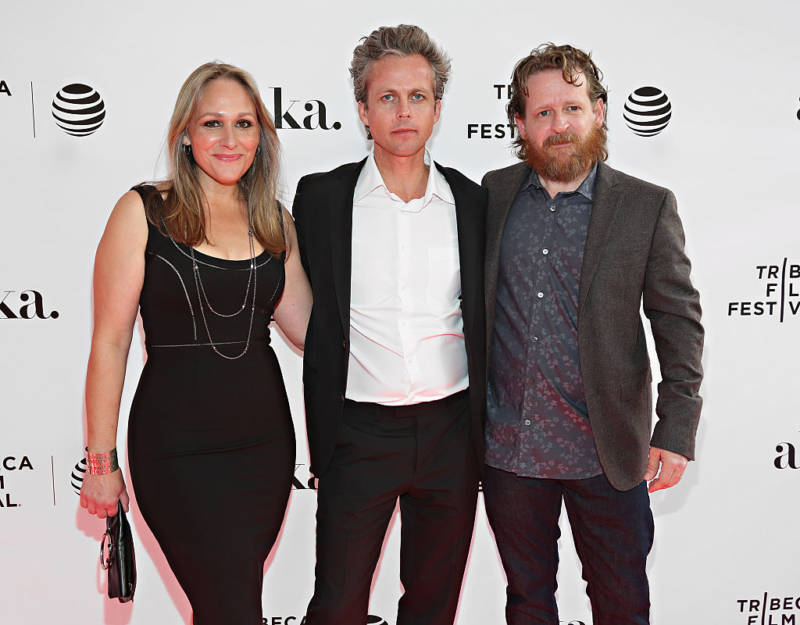 Michelle Maxson, director Ian Olds, and Gabe Maxson at the 2016 Tribeca Film Festival.