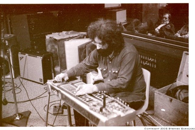 Jerry Garcia at Wally Heider Recording. 