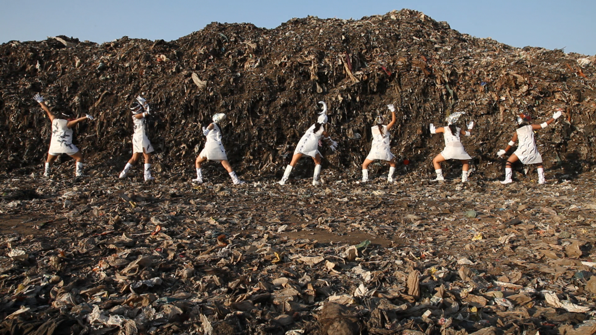 Tejal Shah, 'Between the Waves, Channel II - Landfill Dance' (still), 2012.