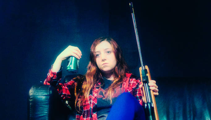 Laurie (Gabby Rose) is a bit troubled in Performers Under Stress' production of 'Black River Falls' by Bryn Magnus.