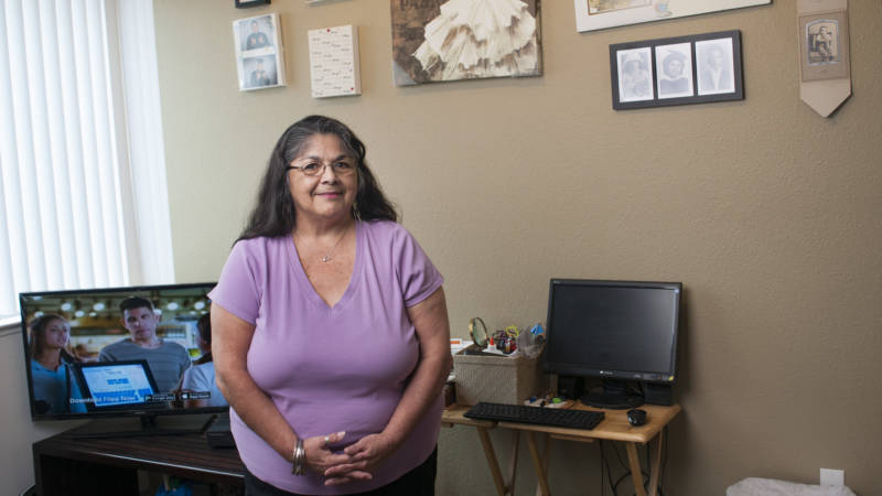 Estrella Sanchez has built a new life for herself at Archer Studios. The affordable housing complex rents her a micro-unit for $830 a month, but it also embraces her in a development designed to encourage healthy living and community building. 