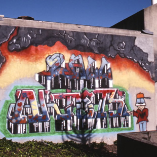 Rarely seen images of Bay Area graffiti in the 1980s and an interview with graffiti writer Neon.