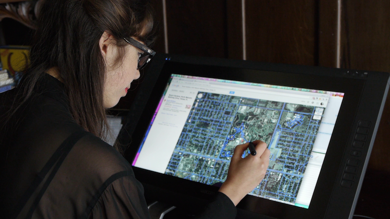 Jenny Odell navigating Google Maps