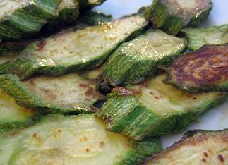fried zucchini salad