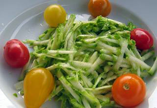 raw zucchini salad