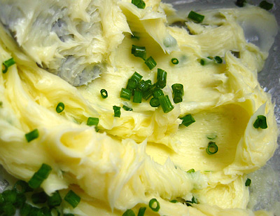 butter with chives