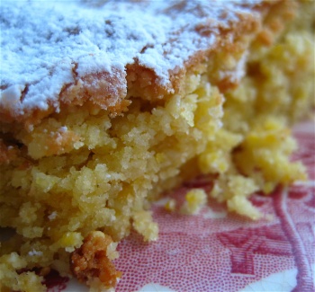 almond cornmeal cake