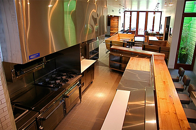 kitchen counter at Contigo