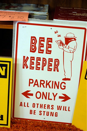 beekeeper sign
