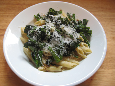 broccoli rabe with pasta and lentils