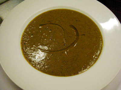 Lentil soup with porcini and herbs. Why wait until fall to enjoy?