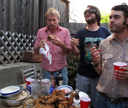 a house party in the Mission-  are these guys foodies?
