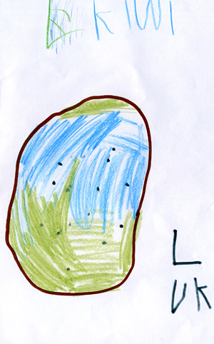 Kiwi by Luke age 4