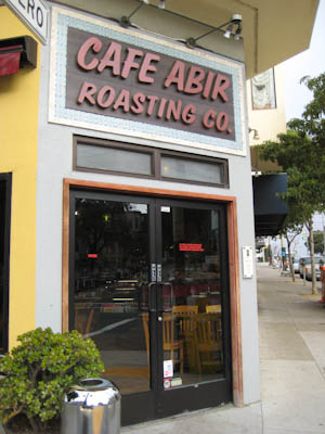 storefront of Cafe Abir 