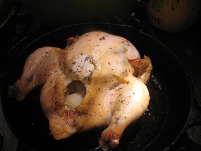 uncovering your chicken