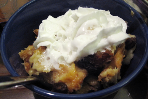 Bread Pudding with Malagasy Vanilla Rum Sauce