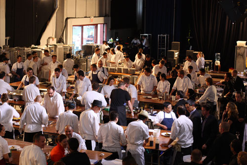 Chefs behind the scenes
