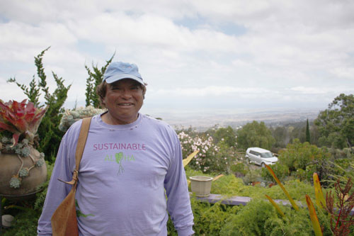 Ali'i Chang, owner and farmer
