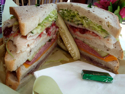 Beatles sandwich at Heimerhaus Deli