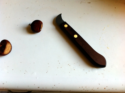 chestnut knife