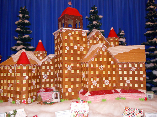 Claremont gingerbread house