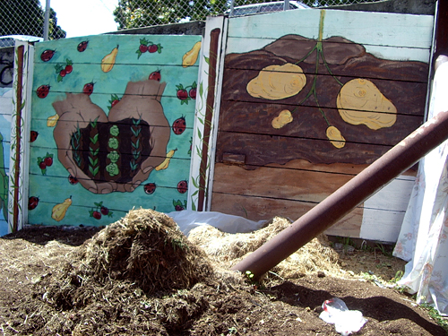 murals and compost
