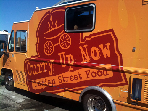 Curry Up Now truck. 