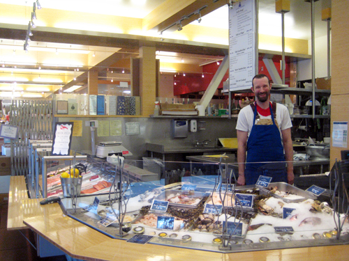 Sean of Hapuku Fish Shop at Market Hall